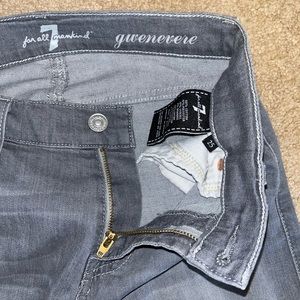 7 For All of Man Kind Gwenevere light gray